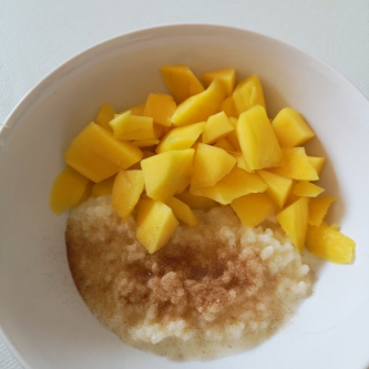 Milchreis mit Mango 