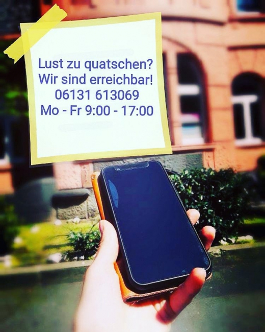 Wir sind weiterhin telefonisch erreichbar